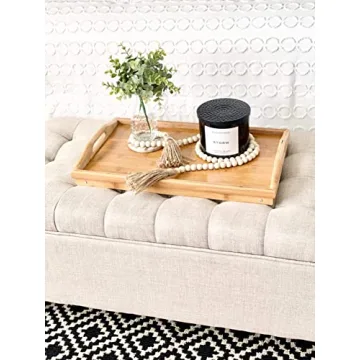 58 Inch Wood Beads Garland - Versatile Bohemian Decor