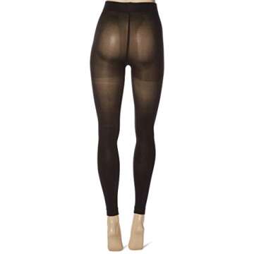 No Nonsense Women's Control Top Footless Tights