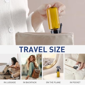 TANSHINE 50ml Mini Spray Bottles Leak-Proof Portable