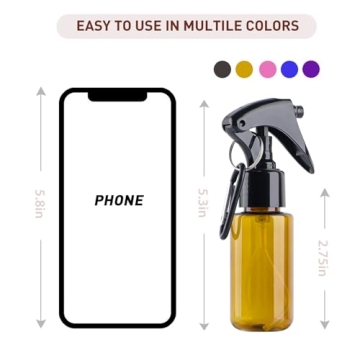 TANSHINE 50ml Mini Spray Bottles Leak-Proof Portable