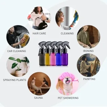 TANSHINE 50ml Mini Spray Bottles Leak-Proof Portable