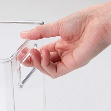 mDesign BPA-Free Kitchen Food Storage Bins with Handles