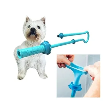 Rinseroo Pet Shower Hose: Slip-On Dog Wash Hose Attachment for Shower & Sink - Pet Bather, Fits Show...
