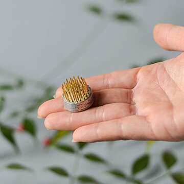 Flower Frog Round Holder 4pcs Pin Frog for Flower Arrangement (0.9" Inch)