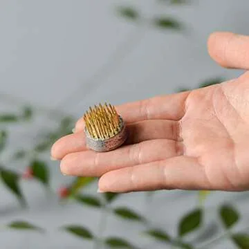 Flower Frog Round Holder 4pcs Pin Frog for Flower Arrangement (0.9" Inch)