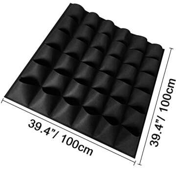 Ogrmar 36 Pockets Vertical Wall Garden Planter - Ideal for Indoor and Outdoor Planting