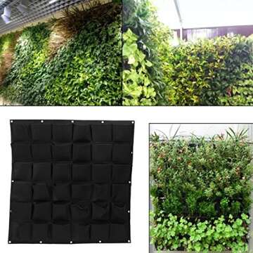 Ogrmar 36 Pockets Vertical Wall Garden Planter for Indoor/Outdoor