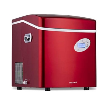 NewAir Red Portable Ice Maker 50 lb Daily Capacity