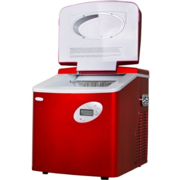 NewAir Red Portable Ice Maker 50 lb Daily Capacity