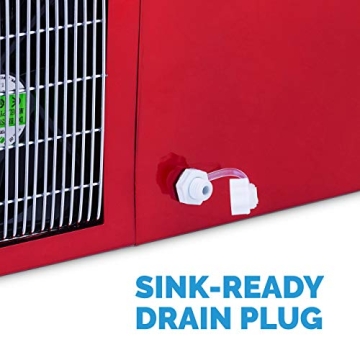 NewAir Red Portable Ice Maker 50 lb Daily Capacity