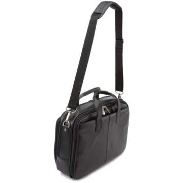 Kenneth Cole Reaction Men's Leather Briefcase - Stylish & Durable
