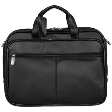 Kenneth Cole Reaction Men's Leather Briefcase - Stylish & Durable