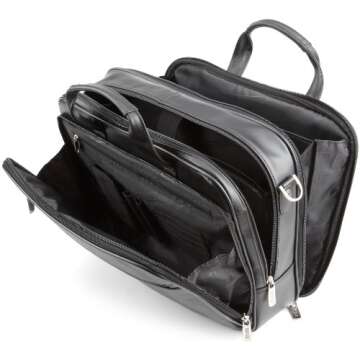 Kenneth Cole Reaction Men's Leather Briefcase - Stylish & Durable