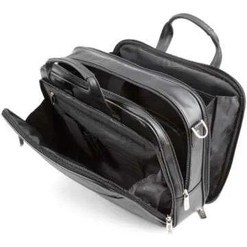 Kenneth Cole Reaction Men's Leather Briefcase - Stylish & Durable