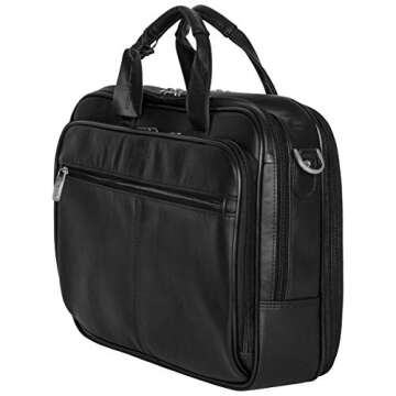 Kenneth Cole Reaction Men's Leather Briefcase - Stylish & Durable