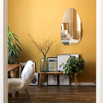Unique Asymmetrical Wall Mounted Mirror for Home Decor