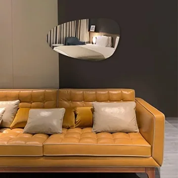 Unique Asymmetrical Wall Mounted Mirror for Home Decor