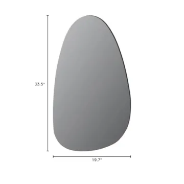 Unique Asymmetrical Wall Mounted Mirror for Home Decor