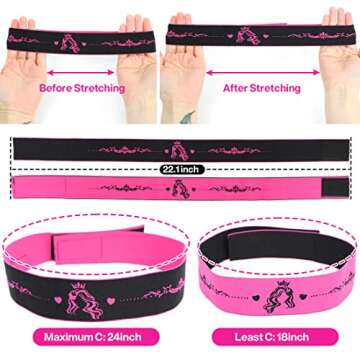 Elastic Bands for Wig Edges Adjustable Lace Melting Band for Wigs Thick Comfortable Durable Wig Band for Lace Frontal (13x5 deep 200density, 2 PCS)