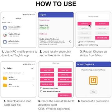 Hicarer NFC 215 Cards, NTAG215 NFC Round 215 Card Tags (30 Pieces)