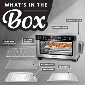 Gourmia Digital Air Fryer Toaster Oven with 12 Presets