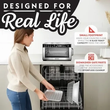 Gourmia Digital Air Fryer Toaster Oven with 12 Presets