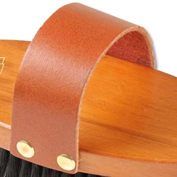 Waldhausen Hardwood Body Brush - 18.5cm long, 3cm long bristles