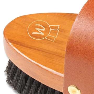 Waldhausen Hardwood Body Brush - 18.5cm long, 3cm long bristles
