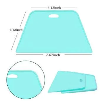 tiptopcarbon Wallpaper Smoothing Tool Kit for Contact Paper Adhesive Vinyl with Squeegees Knife and ...