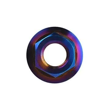 Wanyifa M10 Titanium Nuts Pack of 6 for Automotive Use