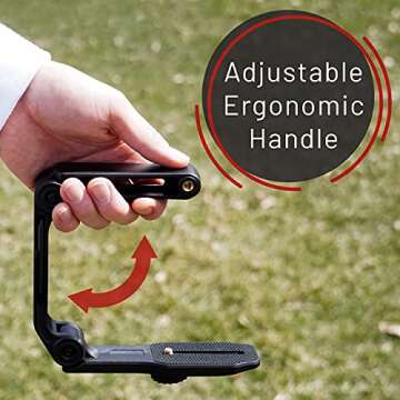 GENS Handheld Camera Stabilizer Grip for Smooth Filming