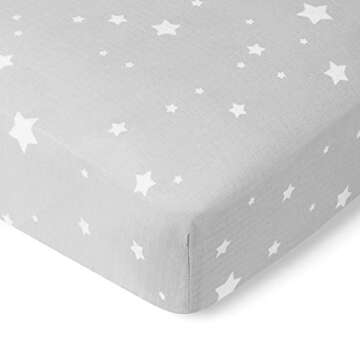 Newton Baby Organic Fitted Crib Sheet 2-Pack for Comfort
