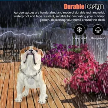 Adorable English Bulldog Statue for Dog Lovers