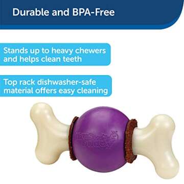 PetSafe® Busy Buddy® Bouncy Bone™, Treat Holding Dog Toy, Medium, Best for Dogs 10-50 Lb.