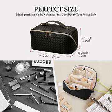 Stylish YUNZSXJY Large Capacity Cosmetic Bag for Women