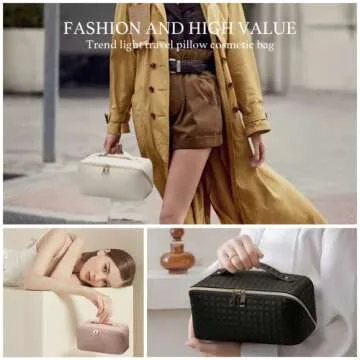 Stylish YUNZSXJY Large Capacity Cosmetic Bag for Women