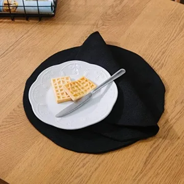 NATUS WEAVER Round Placemats Set of 4 - Eco-Friendly Design