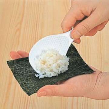 Inomata 1150 Rice Paddle, White, Melamine