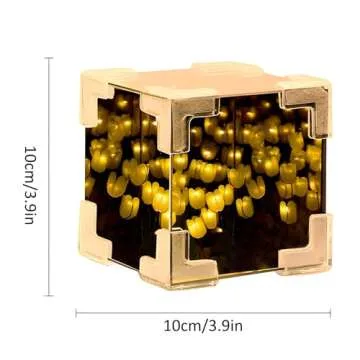  Atlodas DIY Tulip Cube Mirror Lamp - Customizable Ambient Lighting