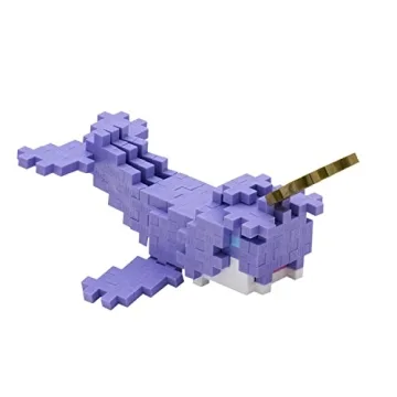 Versatile PLUS PLUS Narwhal Building Block Set for Kids
