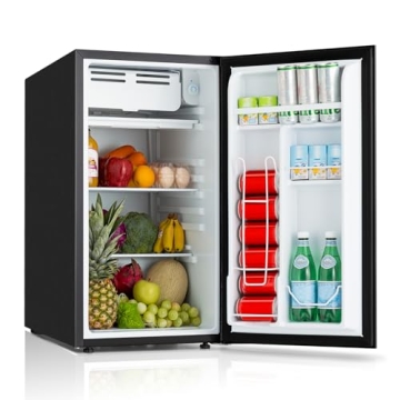 Stopsad Mini Fridge - Compact with Freezer and Low Noise
