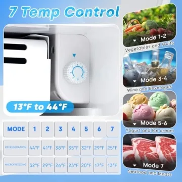 Stopsad Mini Fridge - Compact with Freezer and Low Noise