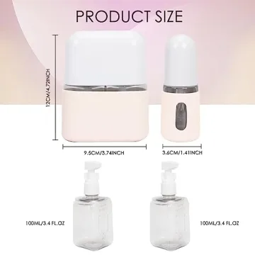 Songaa Travel Bottles Leak Proof Travel Containers 100ml