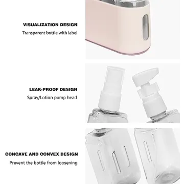 Songaa Travel Bottles Leak Proof Travel Containers 100ml