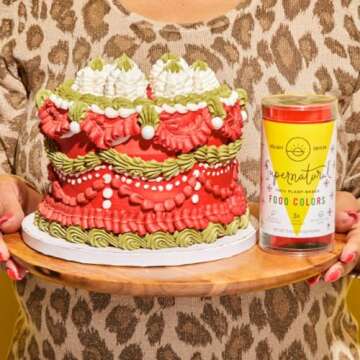 Natural Vegan Holiday Food Coloring Red & Green