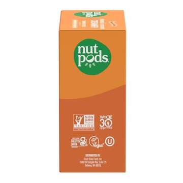 nutpods Pumpkin Spice Creamer - Unsweetened Dairy-Free Creamer, Made from Almonds and Coconuts, Whole30, Gluten Free, Non-GMO, Vegan, Kosher (3-Pack)