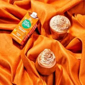 nutpods Pumpkin Spice Creamer - Unsweetened Dairy-Free Creamer, Made from Almonds and Coconuts, Whole30, Gluten Free, Non-GMO, Vegan, Kosher (3-Pack)