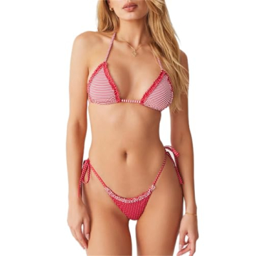 Stylish Floral Print Two-Piece Bikini Set for Women