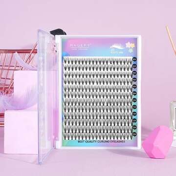 Cluster Lashes 9-12mm Mixed Tray for DIY Eyelash Extensions