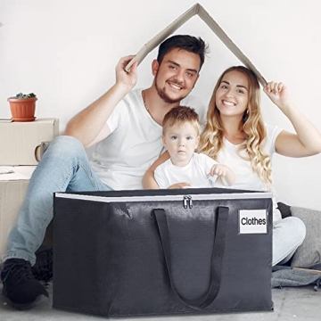 FabSpace Ultra Large Collapsible Moving Bags 93L 8-Pack